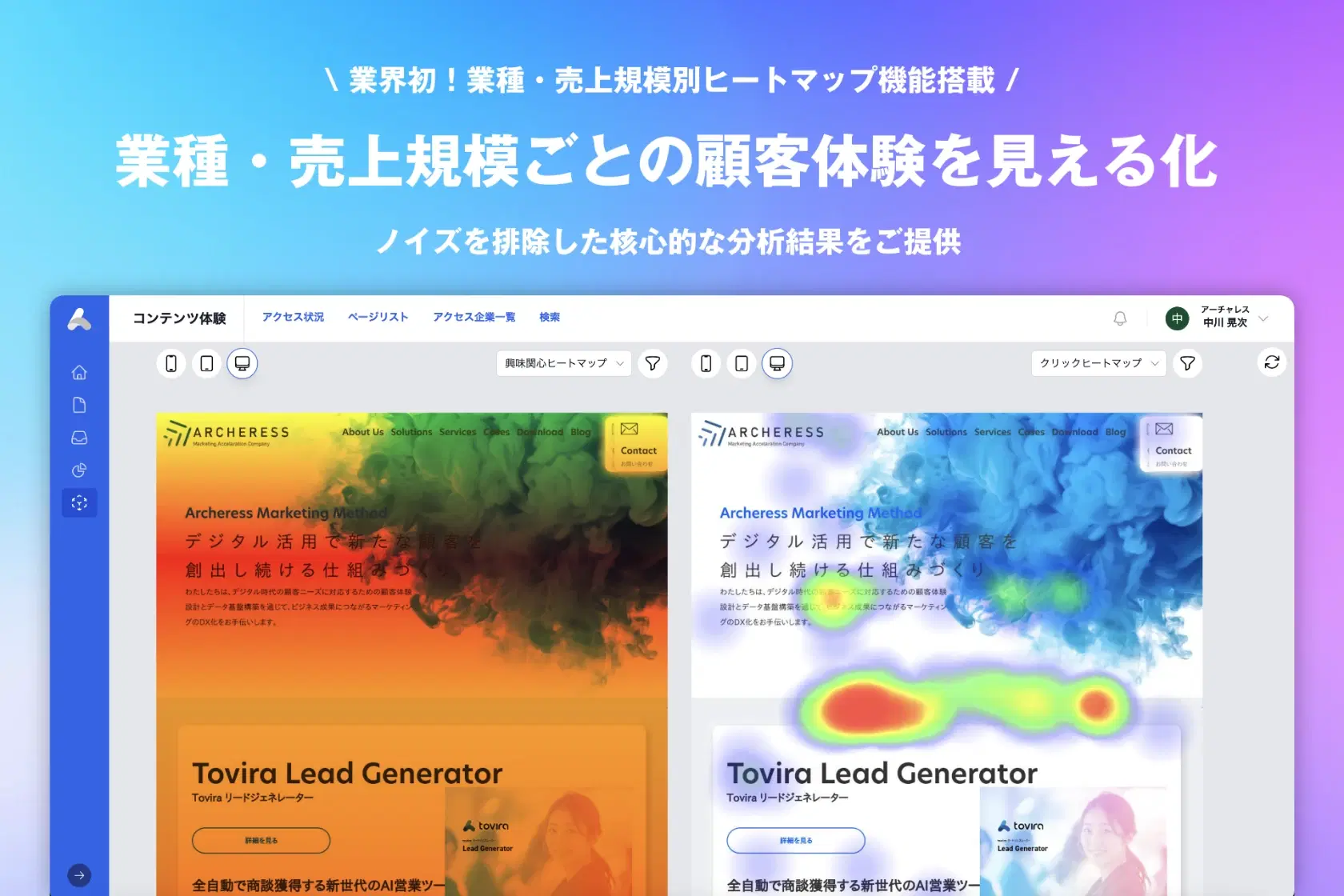 BtoBアクセス解析ツール「CoreAnalytics」リリース